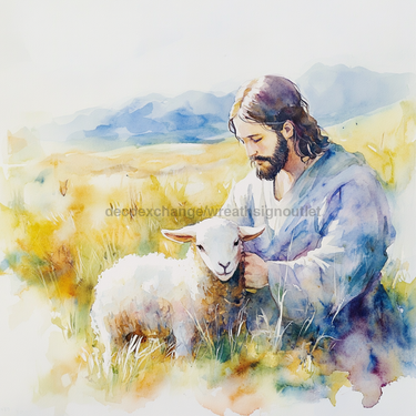 Religious Easter Sign, DCO-13470, Sign For Wreath, 10x10